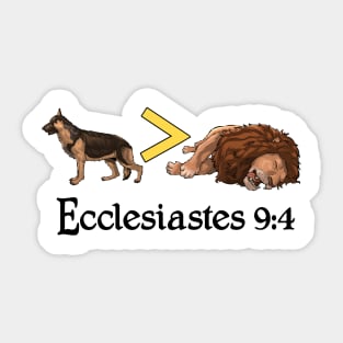 Ecclesiastes 9:4 Sticker